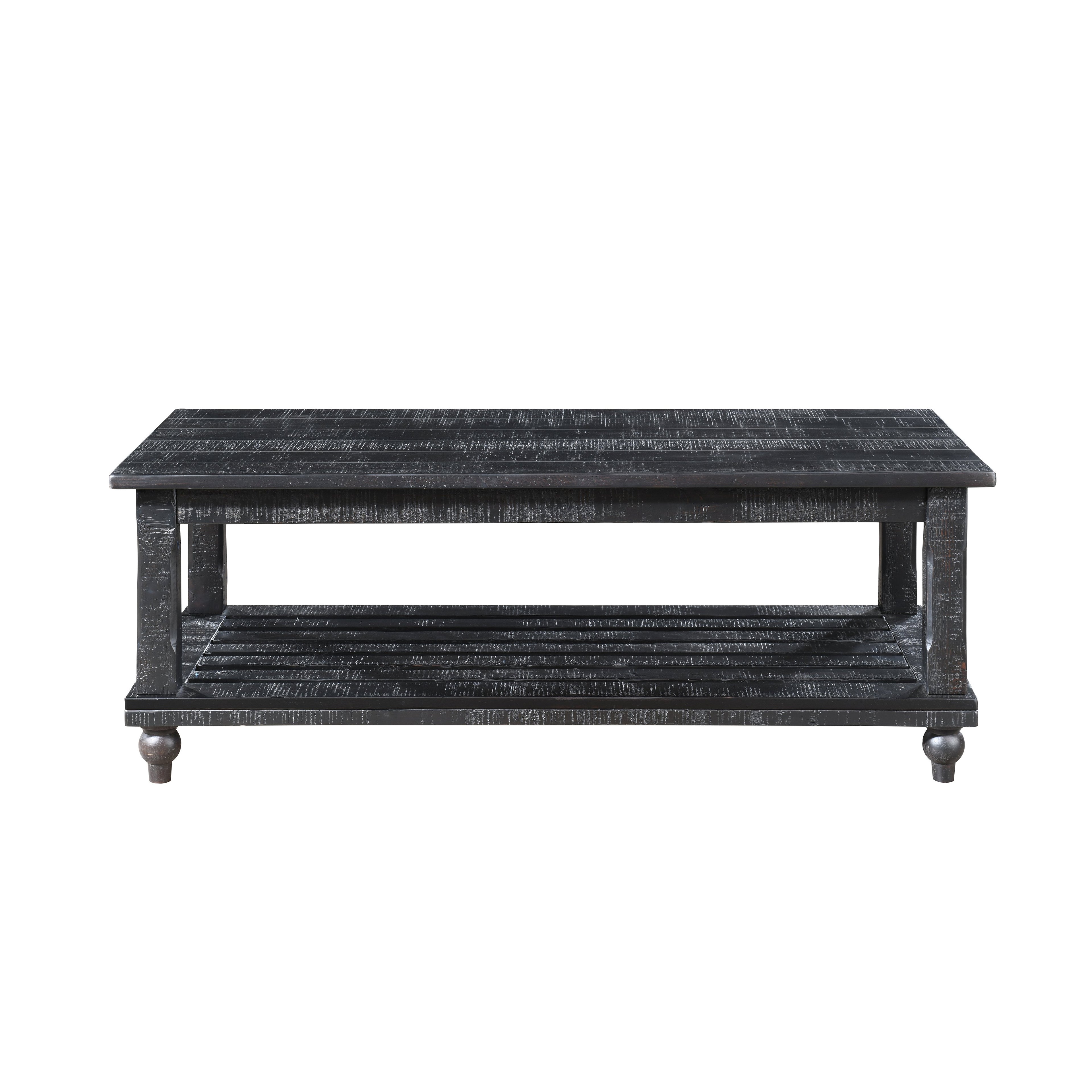 Cade 3 Piece Occasional Set- 1 Coffee & 2 End Tables - Black