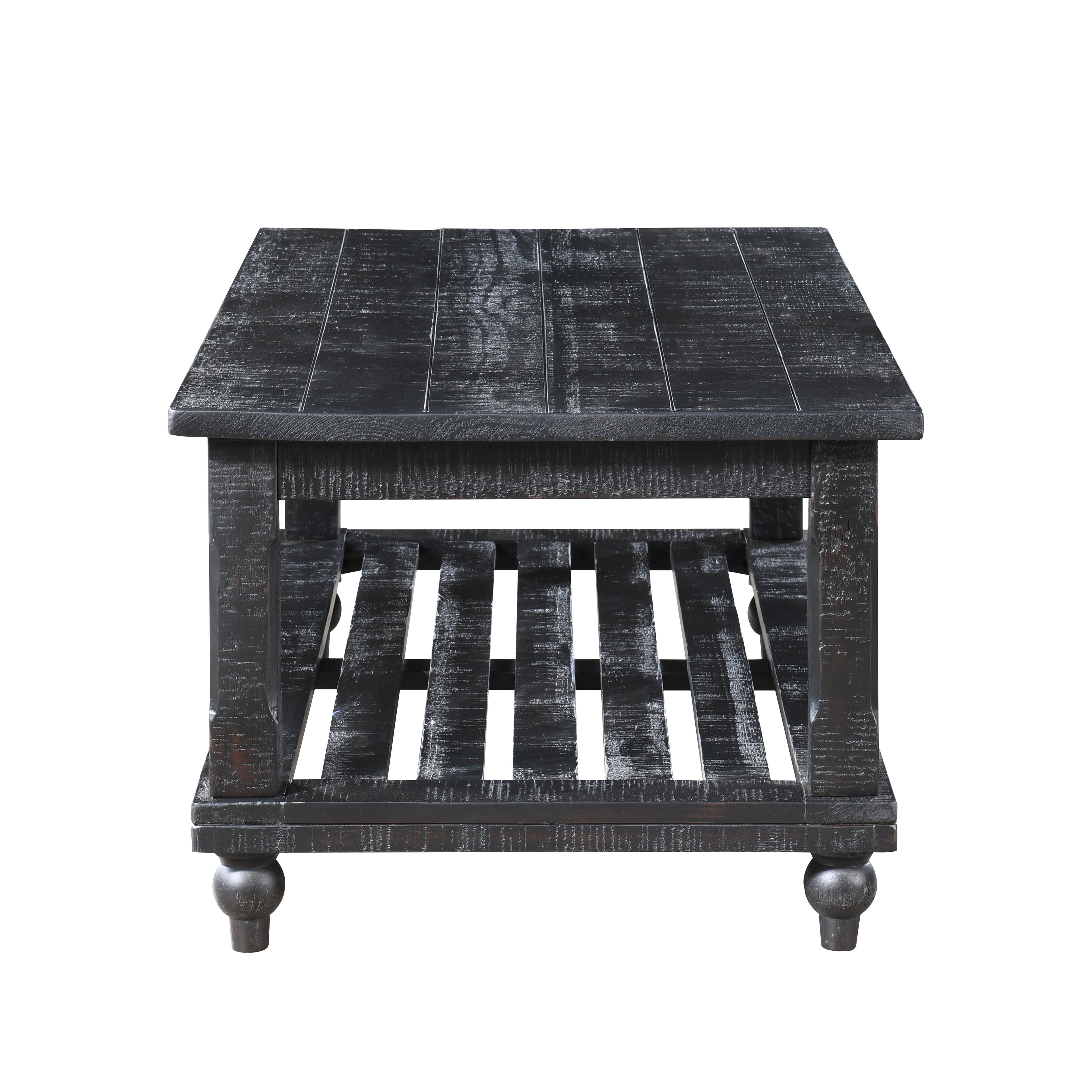 Cade 3 Piece Occasional Set- 1 Coffee & 2 End Tables - Black
