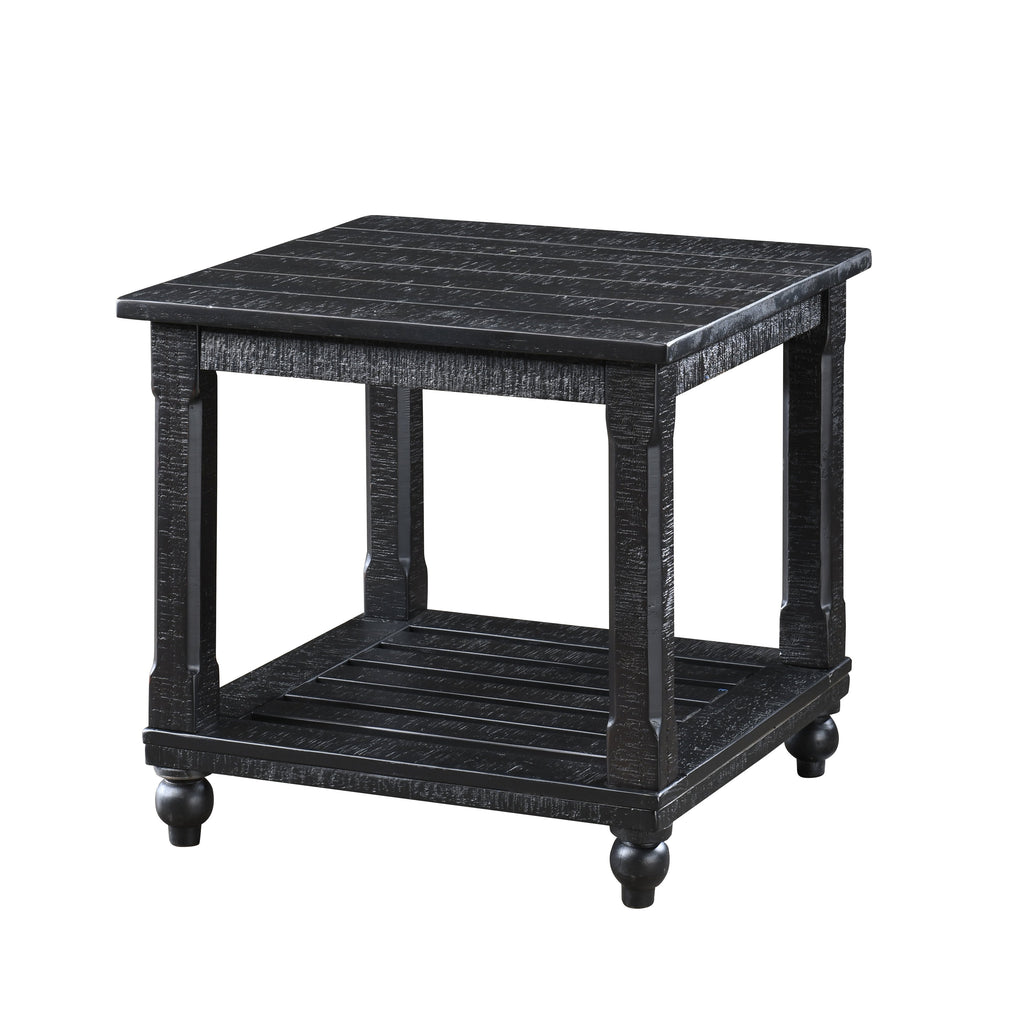 Cade 3 Piece Occasional Set- 1 Coffee & 2 End Tables - Black
