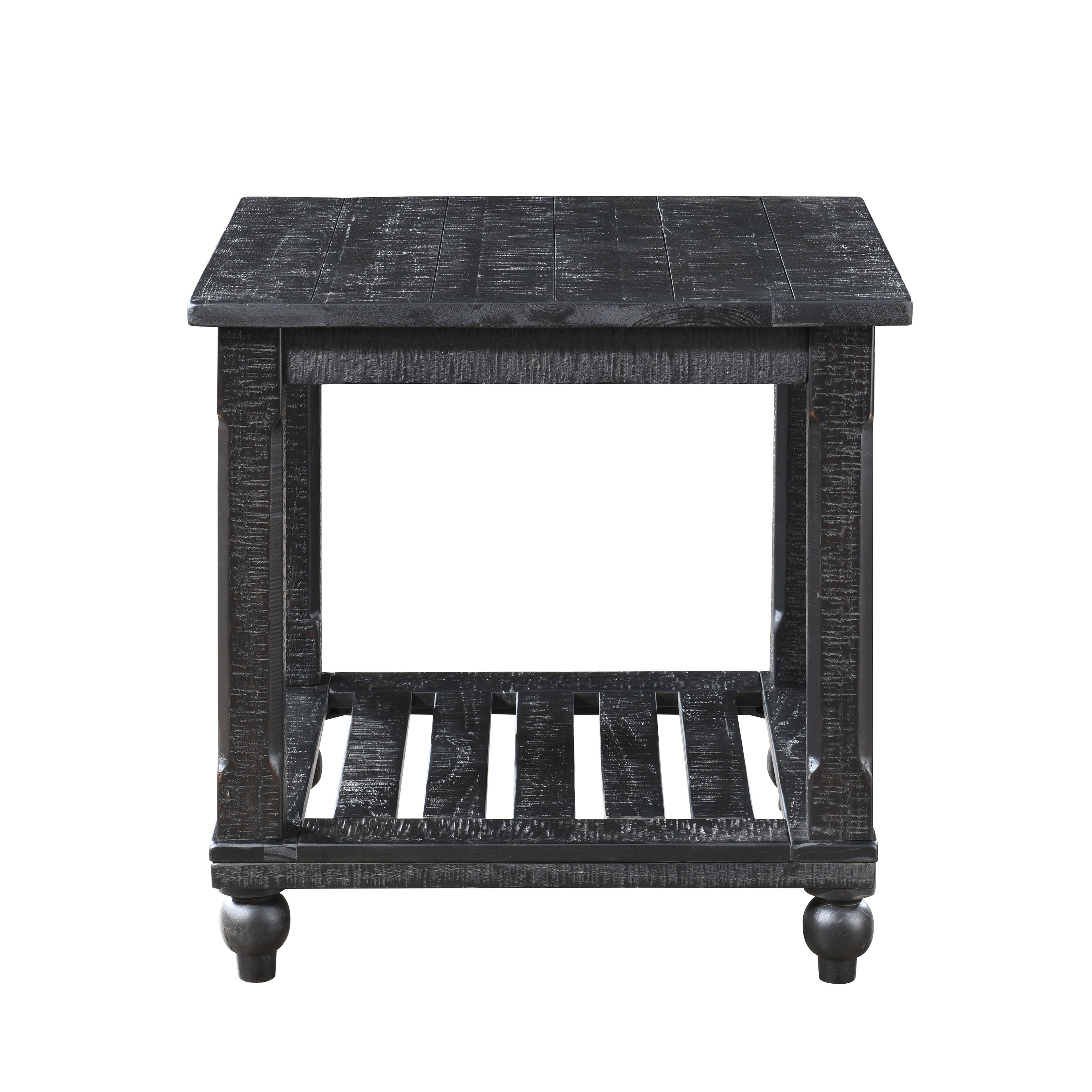 Cade 3 Piece Occasional Set- 1 Coffee & 2 End Tables - Black
