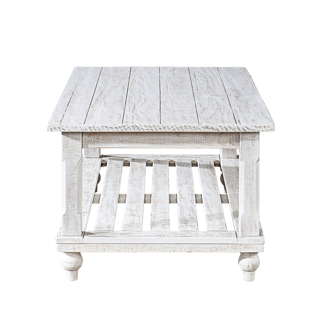 Cade 3 Piece Occasional Set- 1 Coffee & 2 End Tables - White
