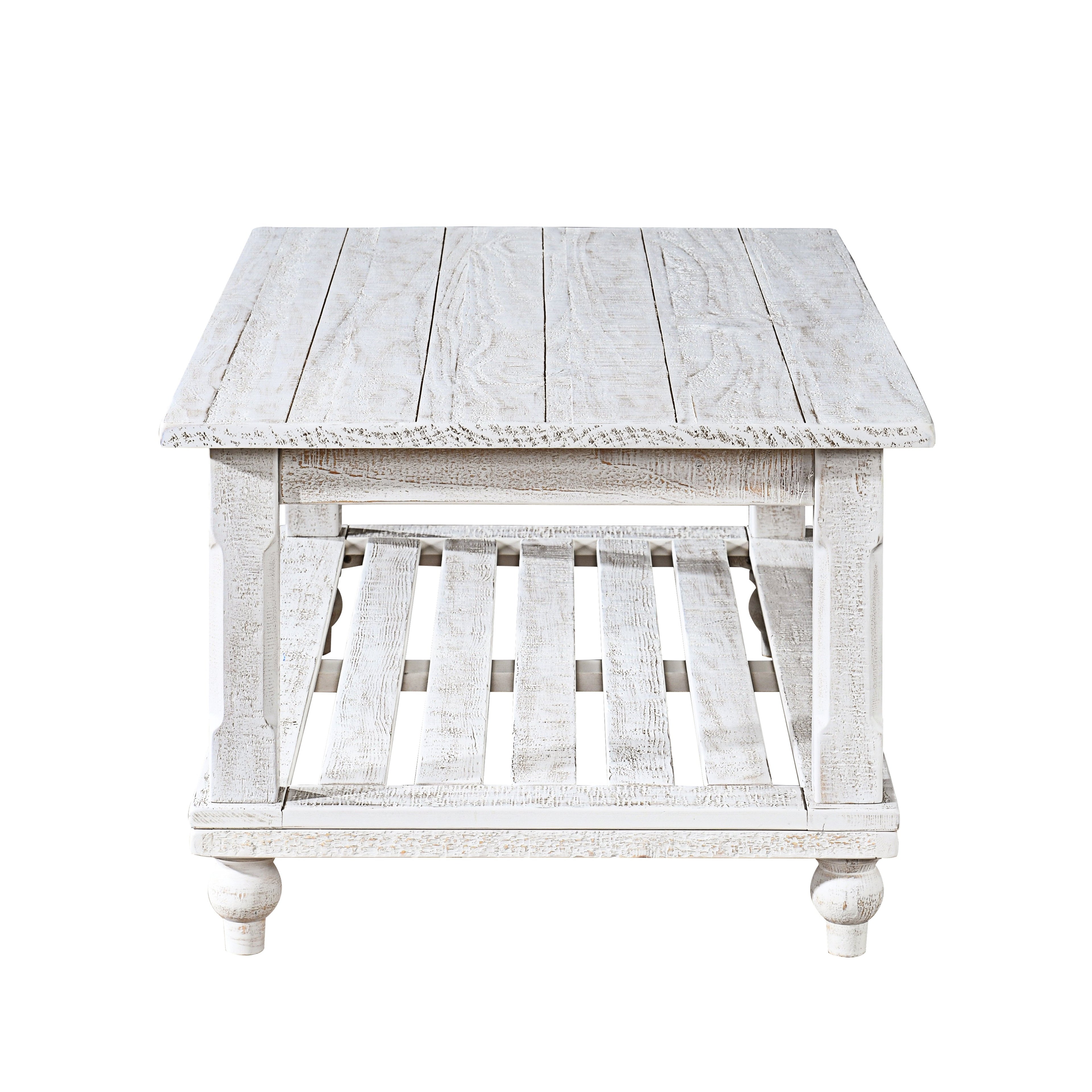 Cade 3 Piece Occasional Set- 1 Coffee & 2 End Tables - White