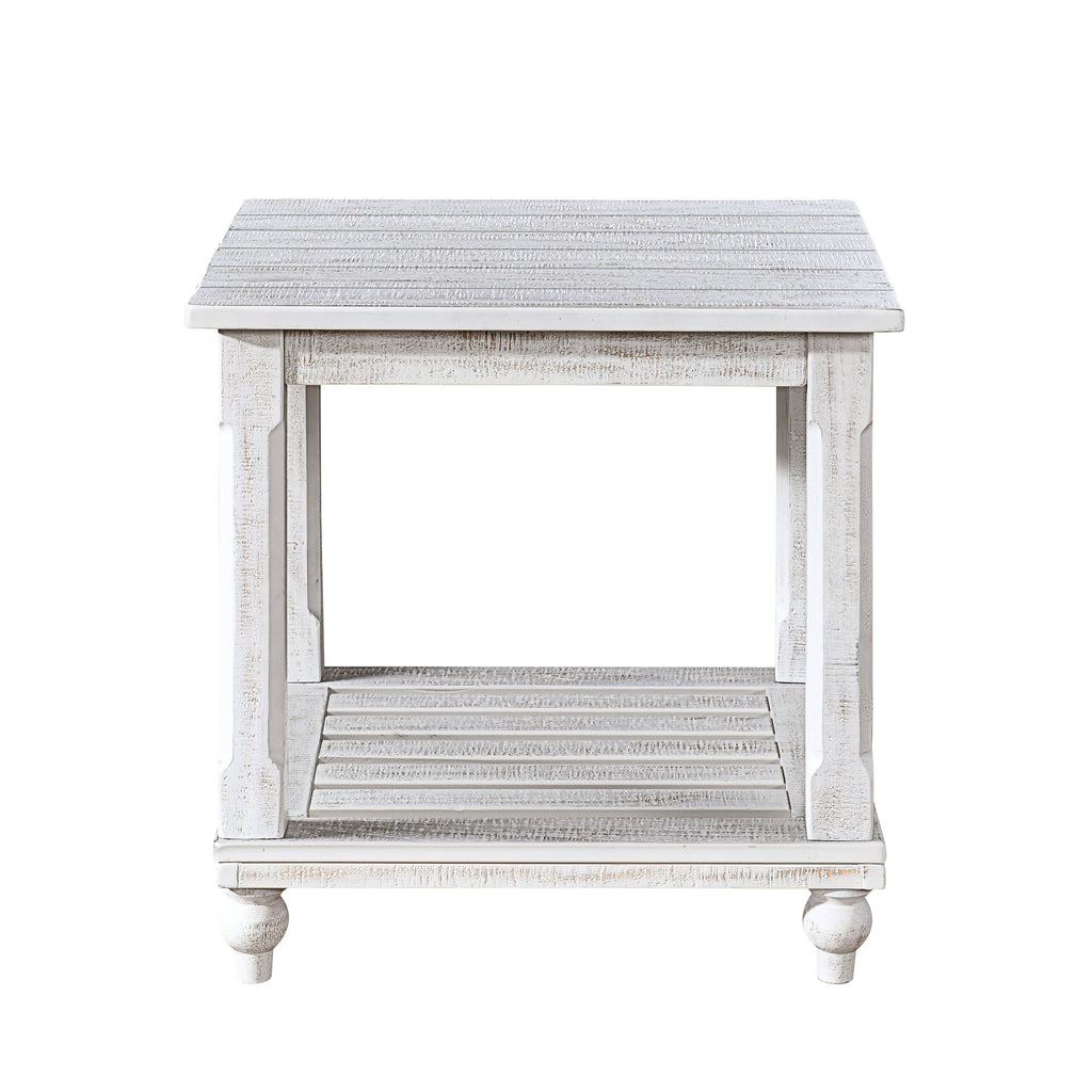 Cade 3 Piece Occasional Set- 1 Coffee & 2 End Tables - White