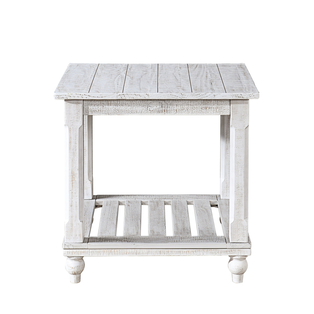 Cade 3 Piece Occasional Set- 1 Coffee & 2 End Tables - White