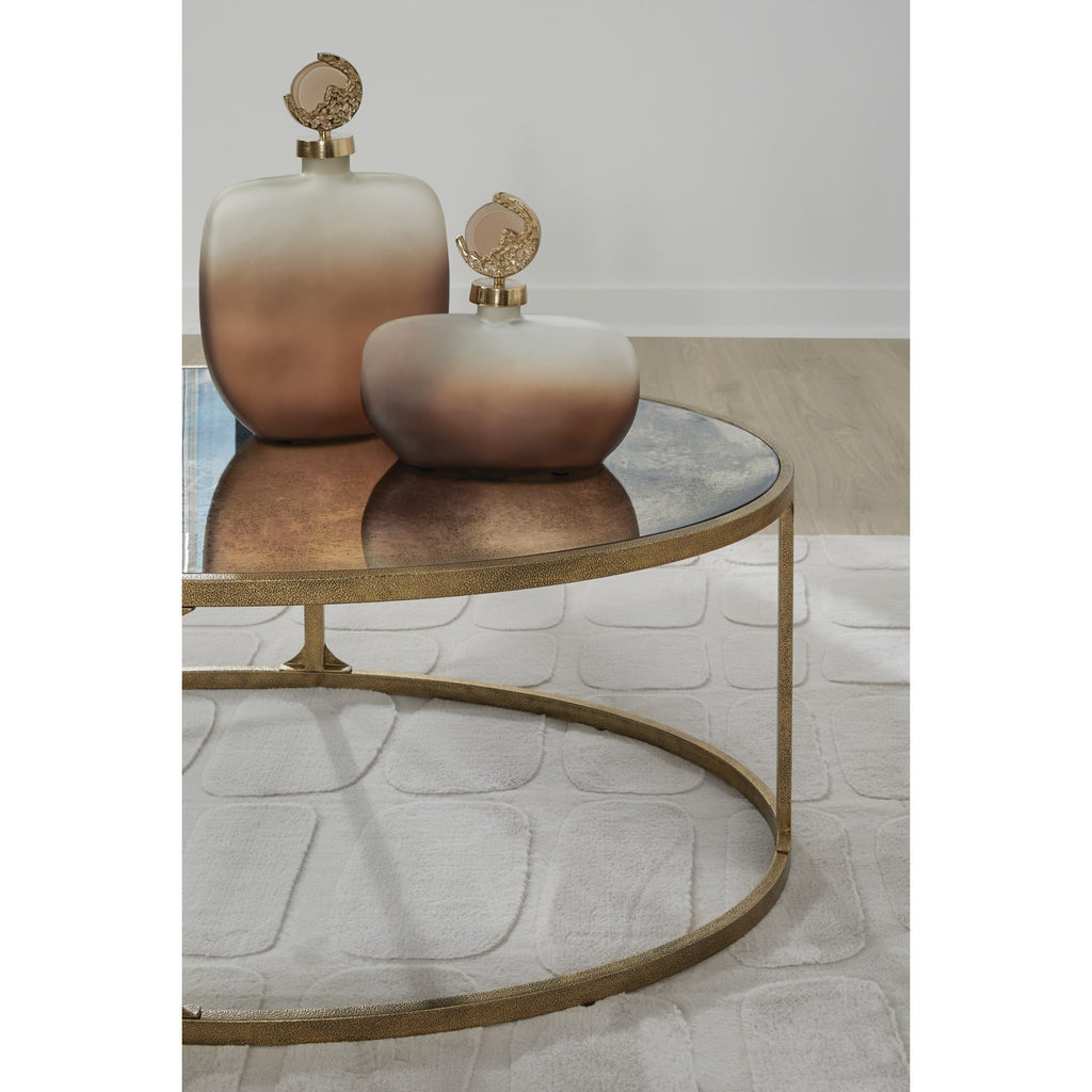 Korajane Coffee Table in Antique Gold, official view 5