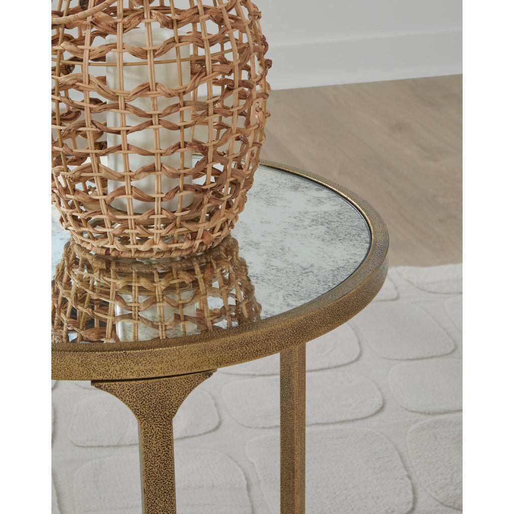 Korajane End Table in Antique Gold, official view 4