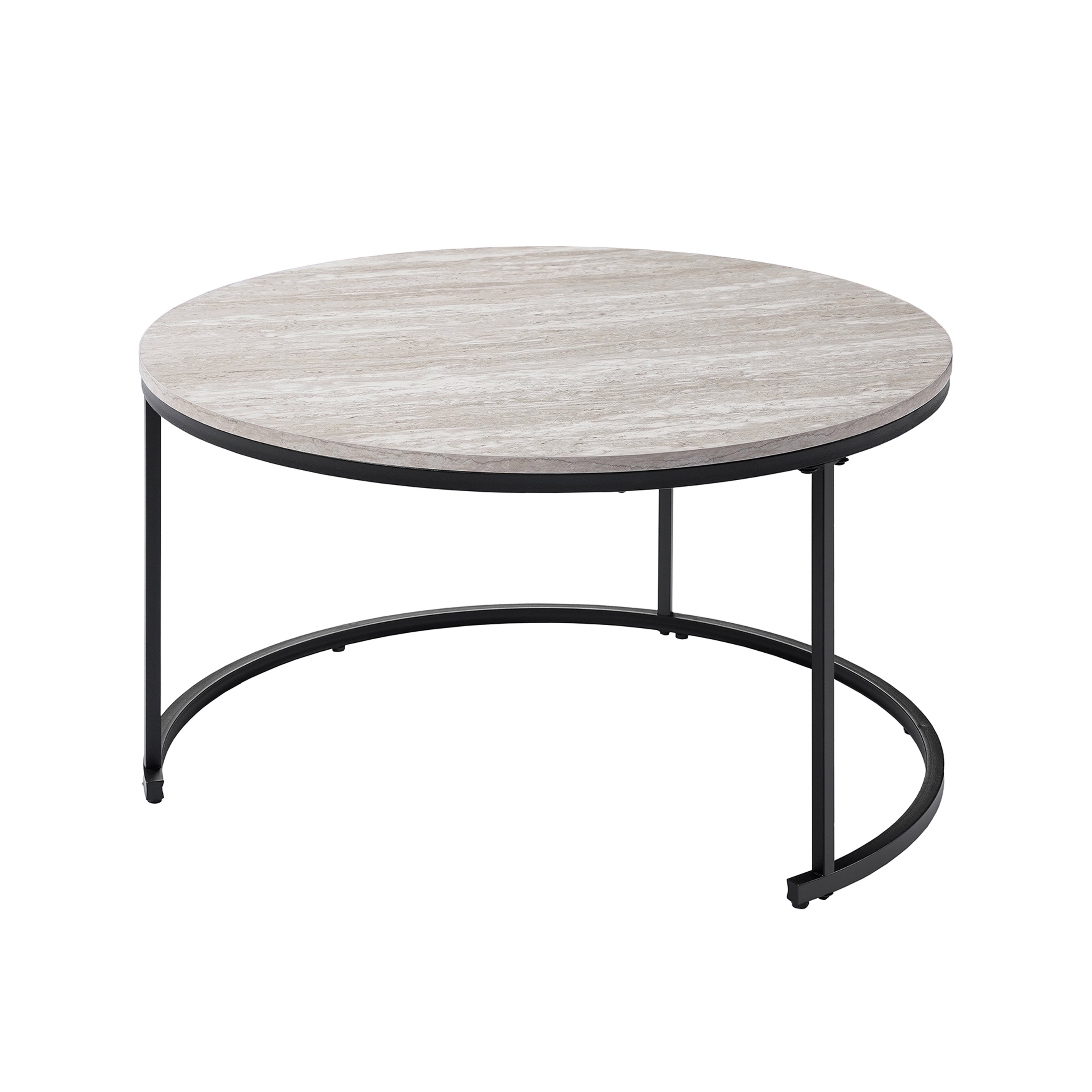 Forma 4 Pc Occasional Set- 1 Coffee, 1 Lg End & Stool, 1 Sml