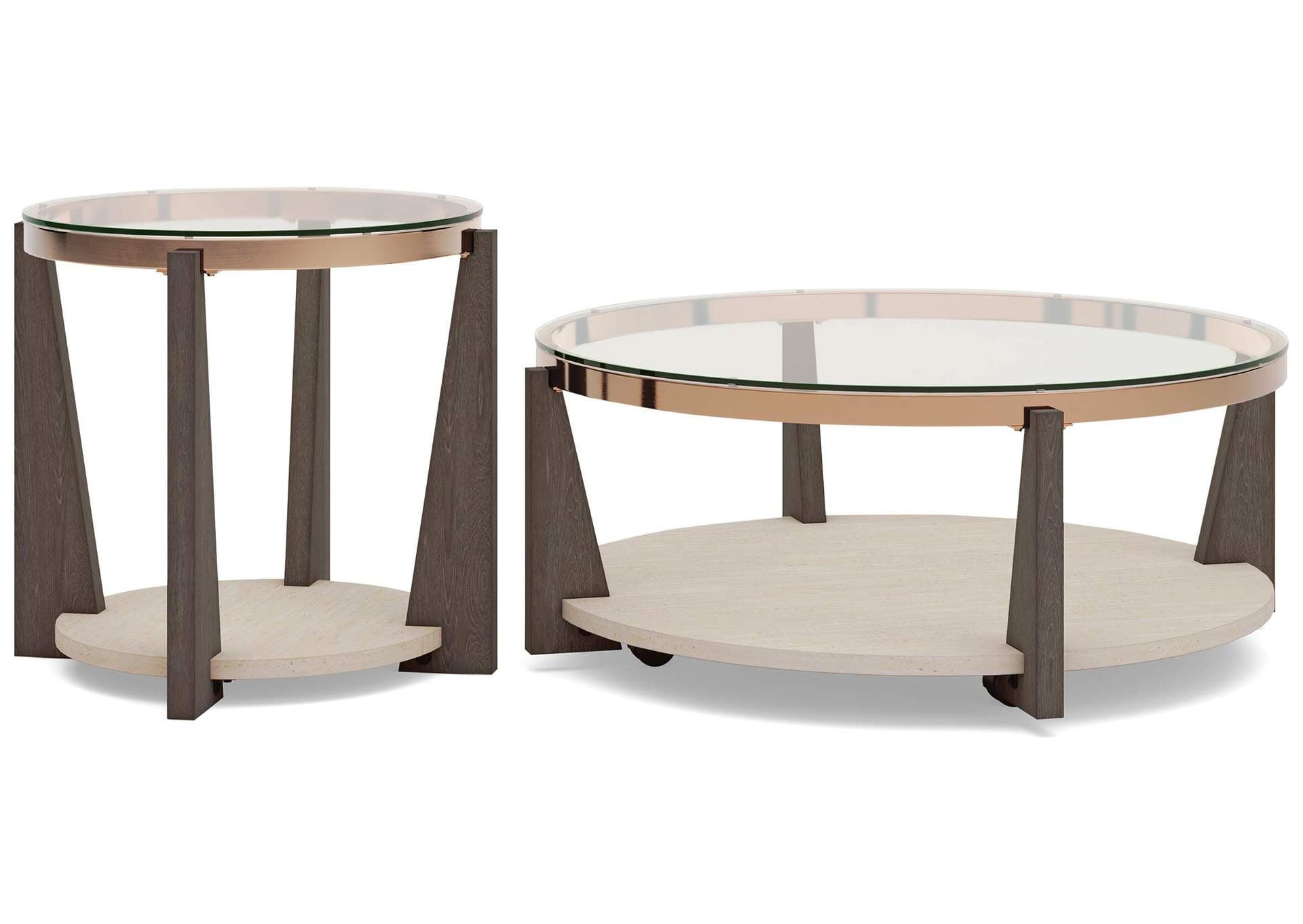 Frazwa Coffee Table with 1 End Table