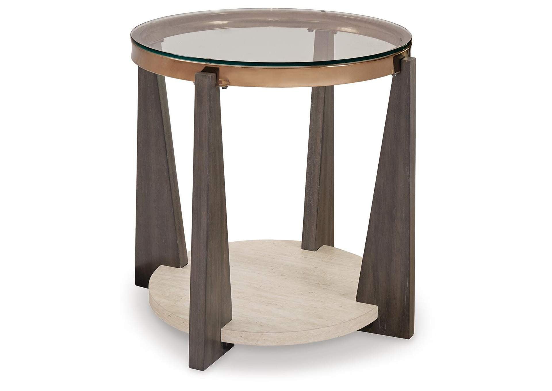 Frazwa Coffee Table with 1 End Table angled view