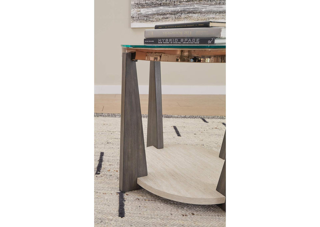 Frazwa Coffee Table with 2 End Tables detail