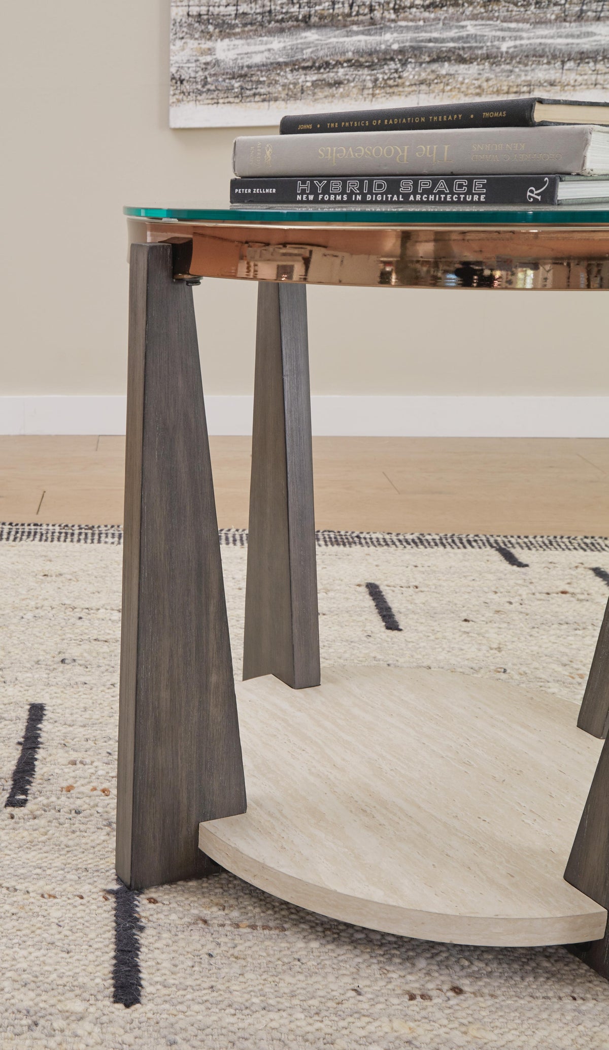 Frazwa End Table in Multi, detail view