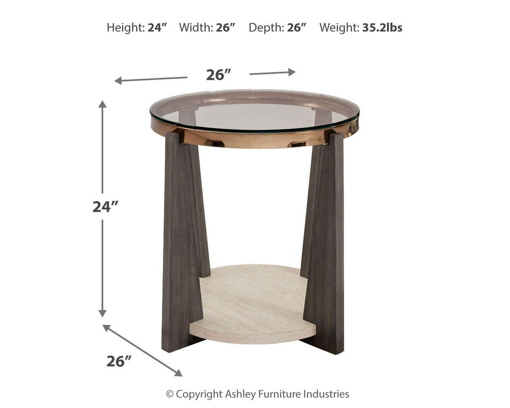 Frazwa End Table in Multi, alternate view 6