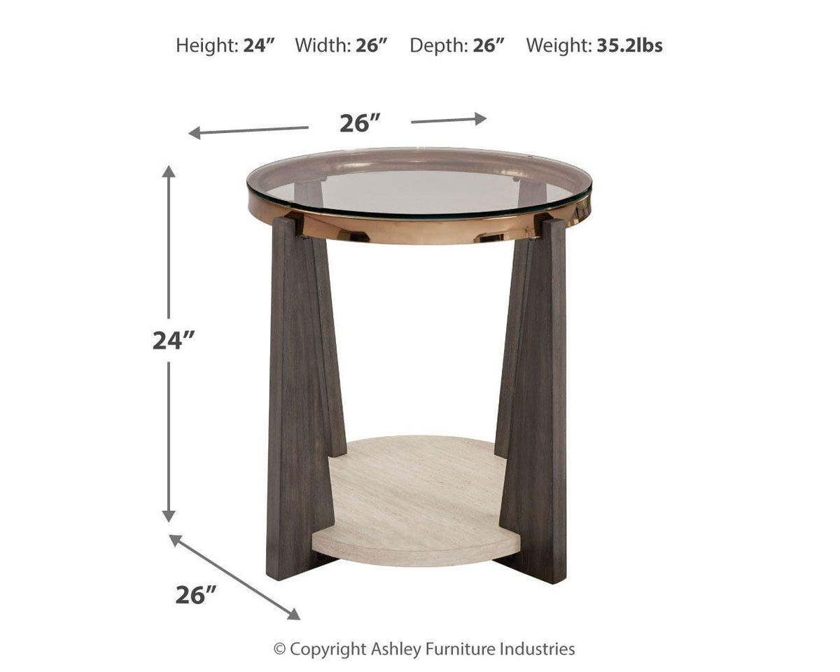 Frazwa End Table in Multi, alternate view 6