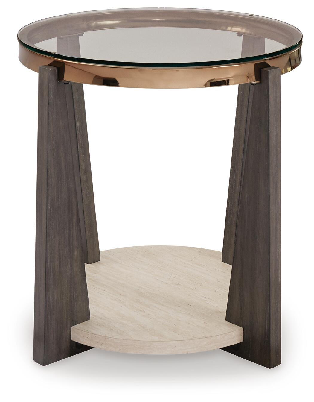 Frazwa End Table in Multi, front view