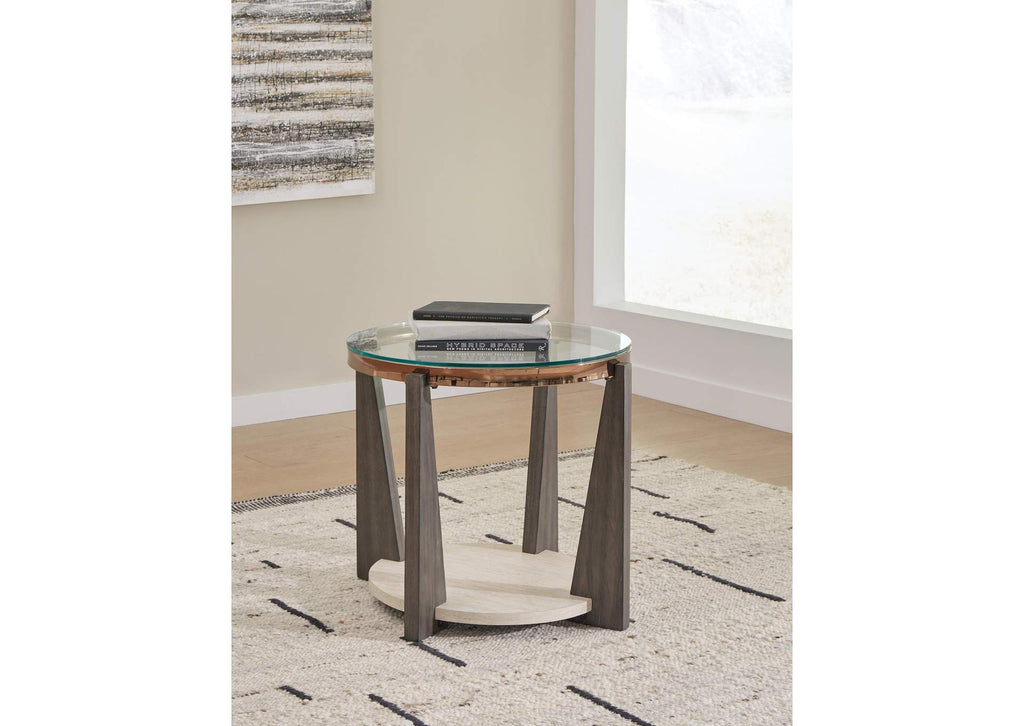 Frazwa Coffee Table with 2 End Tables