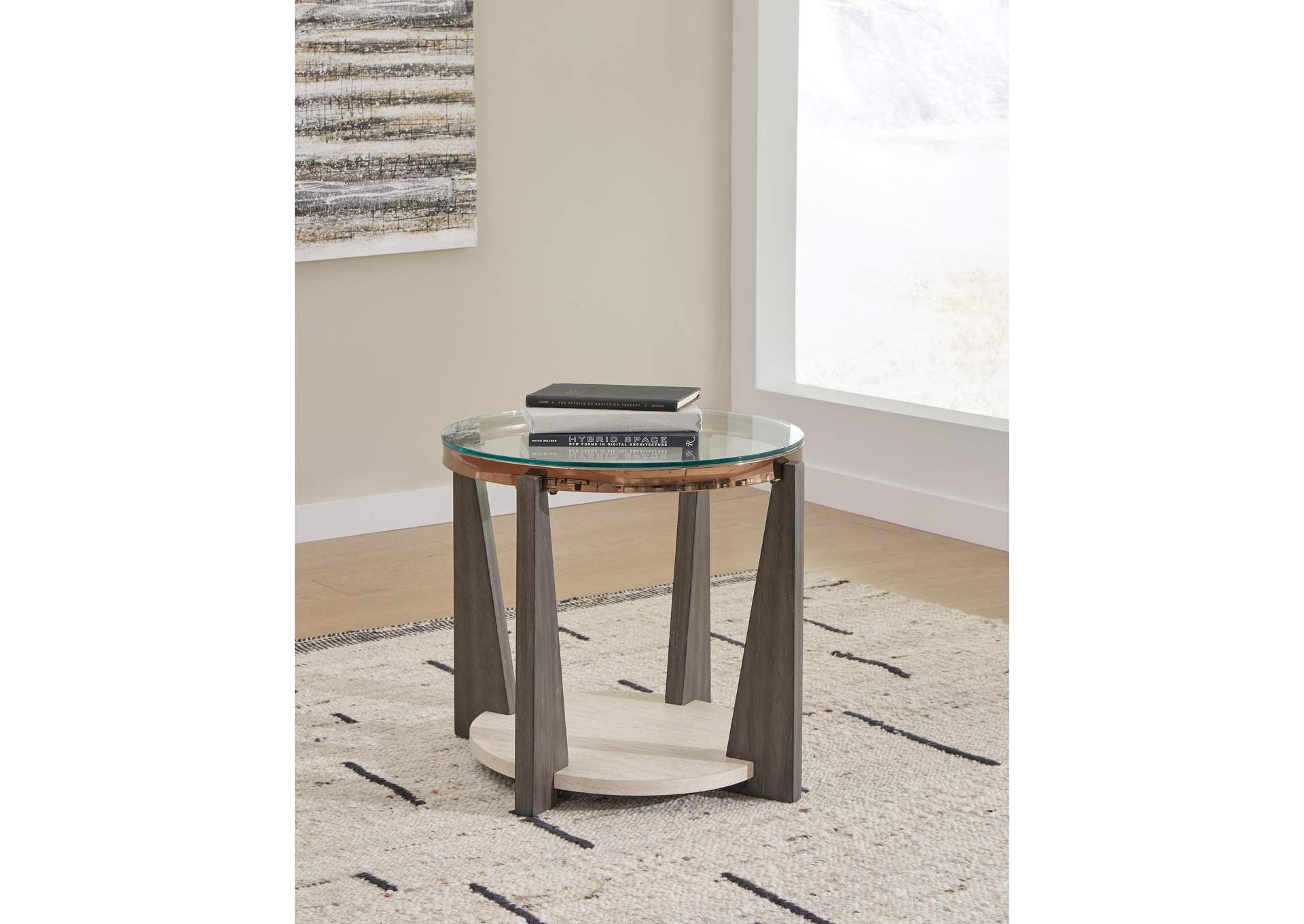 Frazwa Coffee Table with 1 End Table