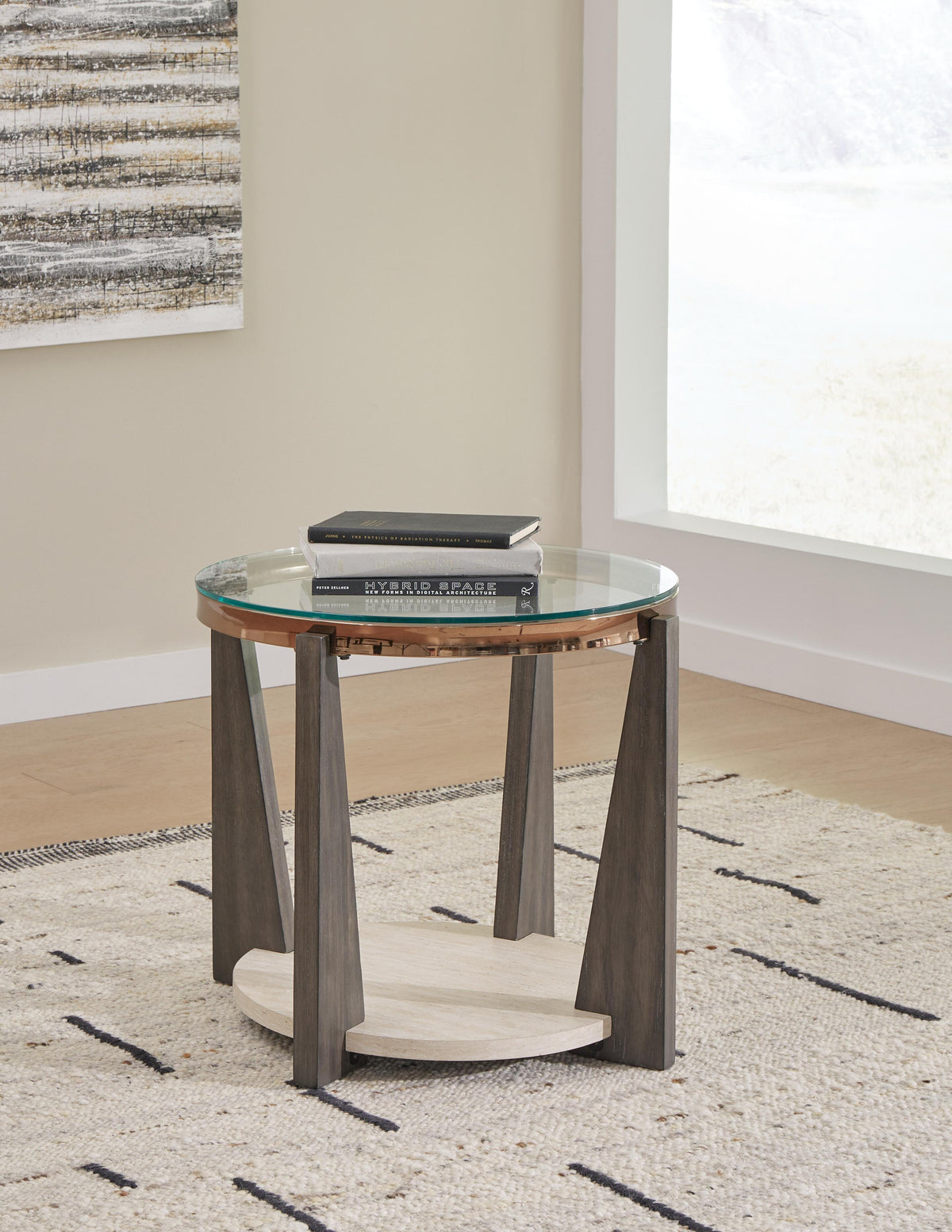 Frazwa End Table in Multi, alternate view 3