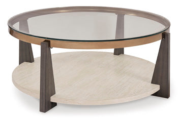 Frazwa Coffee Table in Multi, angle view