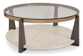 Frazwa Coffee Table in Multi, angle view