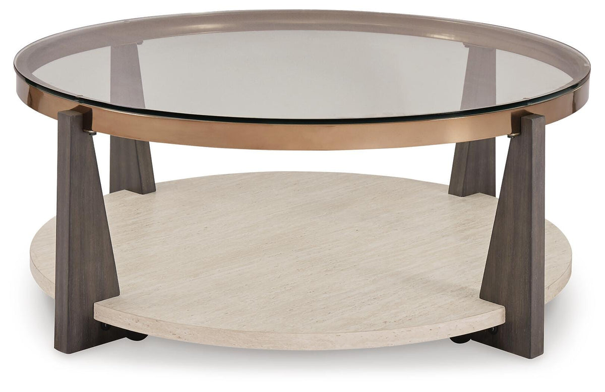 Frazwa Coffee Table in Multi, front view