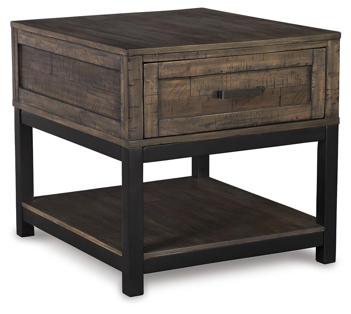 Johurst End Table in Grayish Brown, alternate view 2
