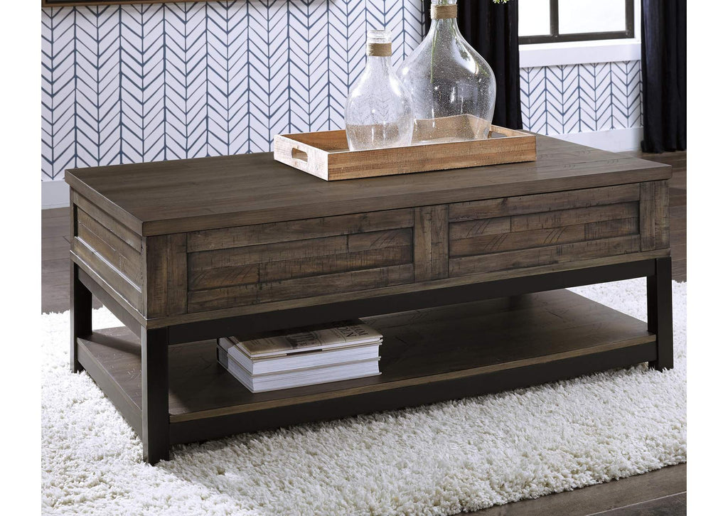 Johurst Coffee Table with 1 End Table room view