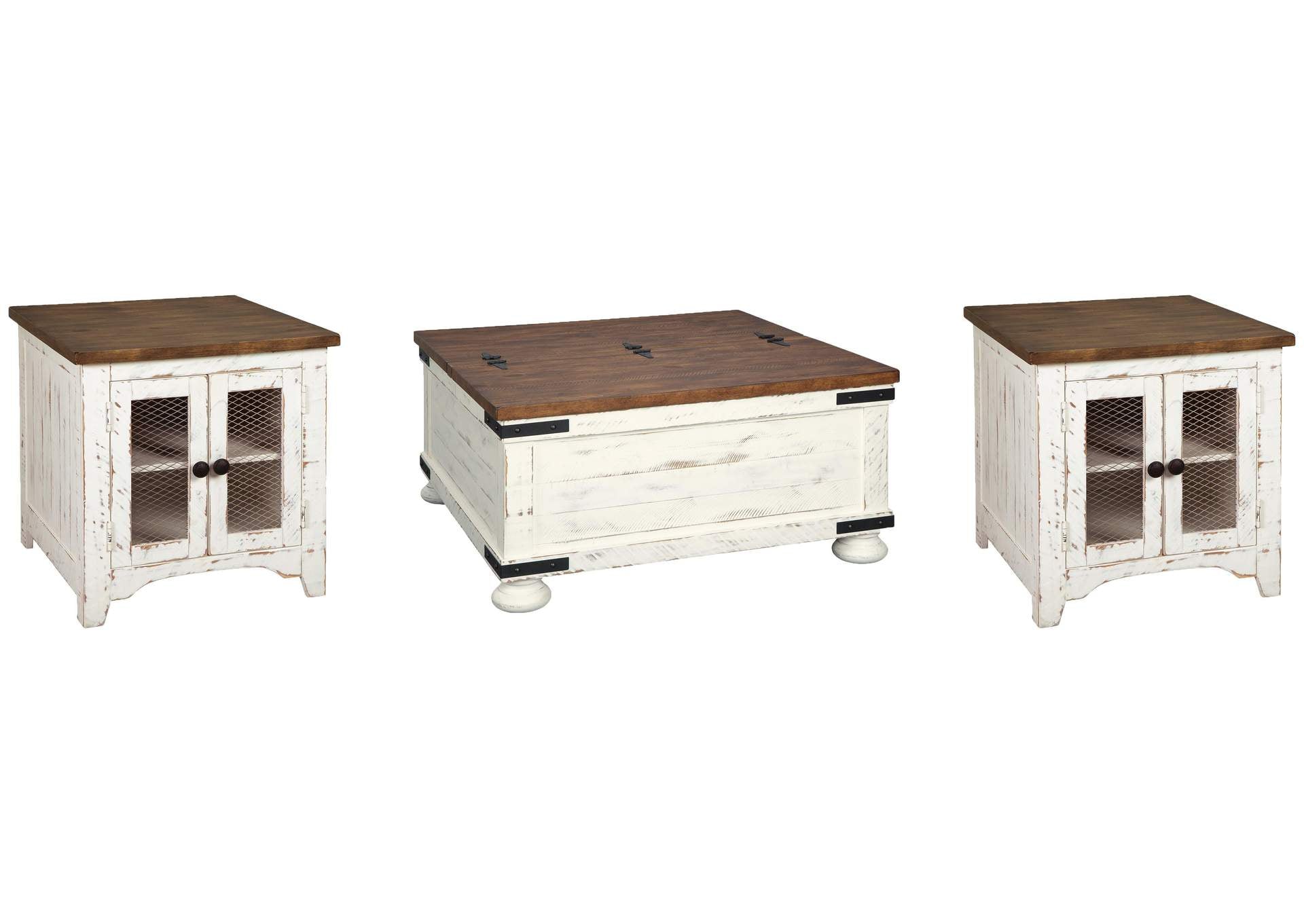 Wystfield Coffee Table with 2 End Tables