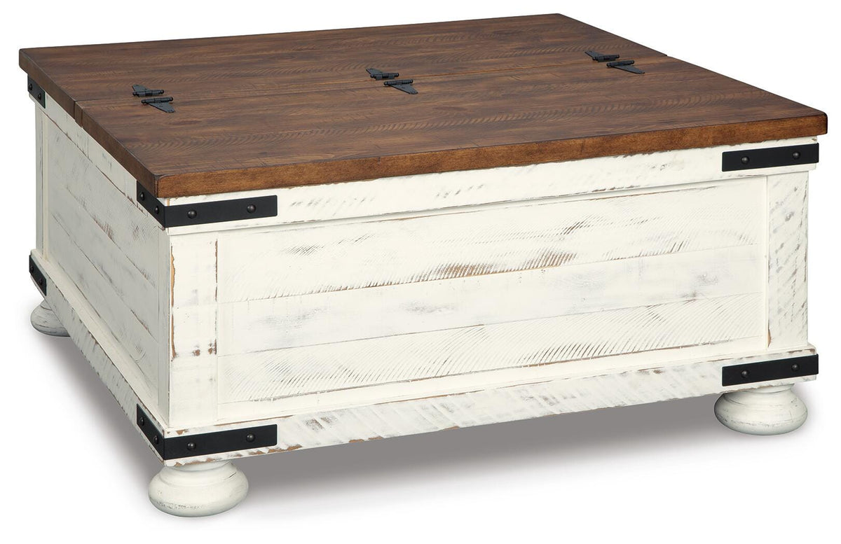 Wystfield Coffee Table in White/Brown, alternate view 2