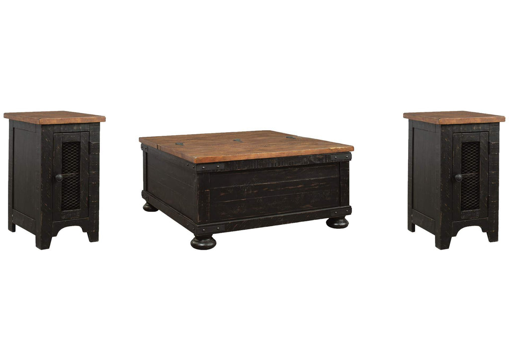 Valebeck Coffee Table with 2 End Tables
