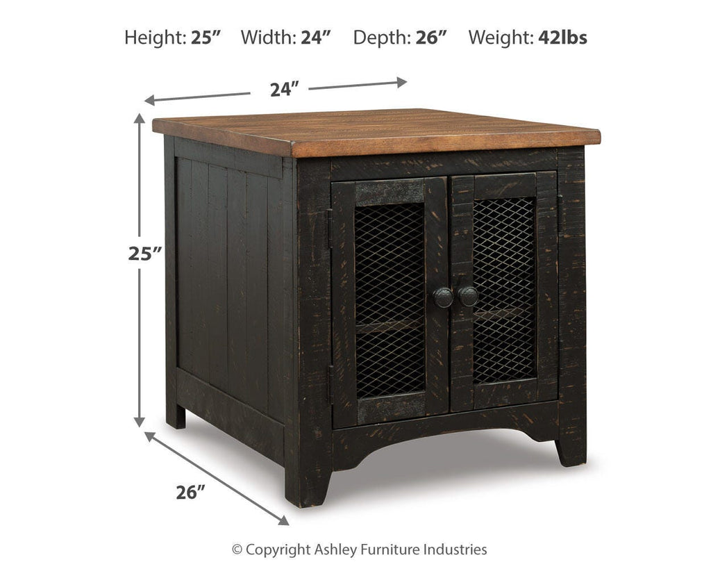 Valebeck End Table in Black/Brown, alternate view 5