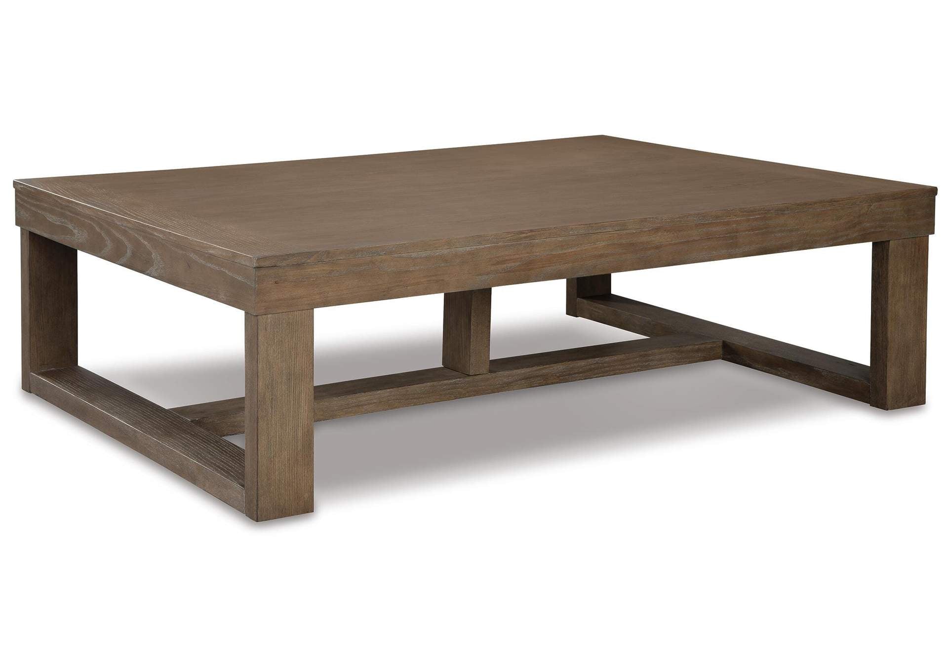 Cariton Coffee Table with 1 End Table angled view