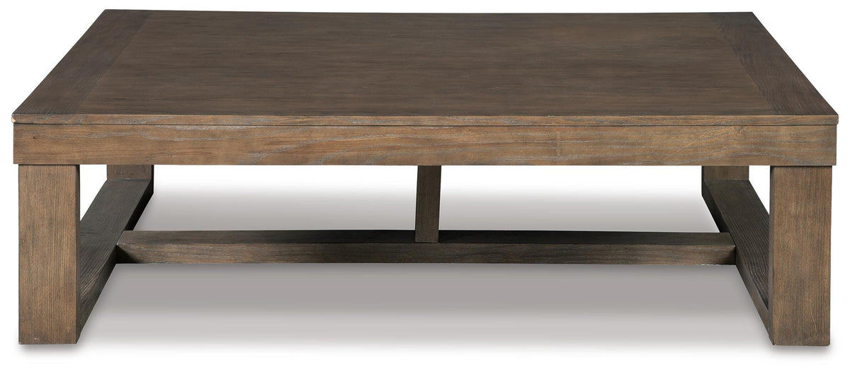 Cariton Coffee Table in Gray, front view
