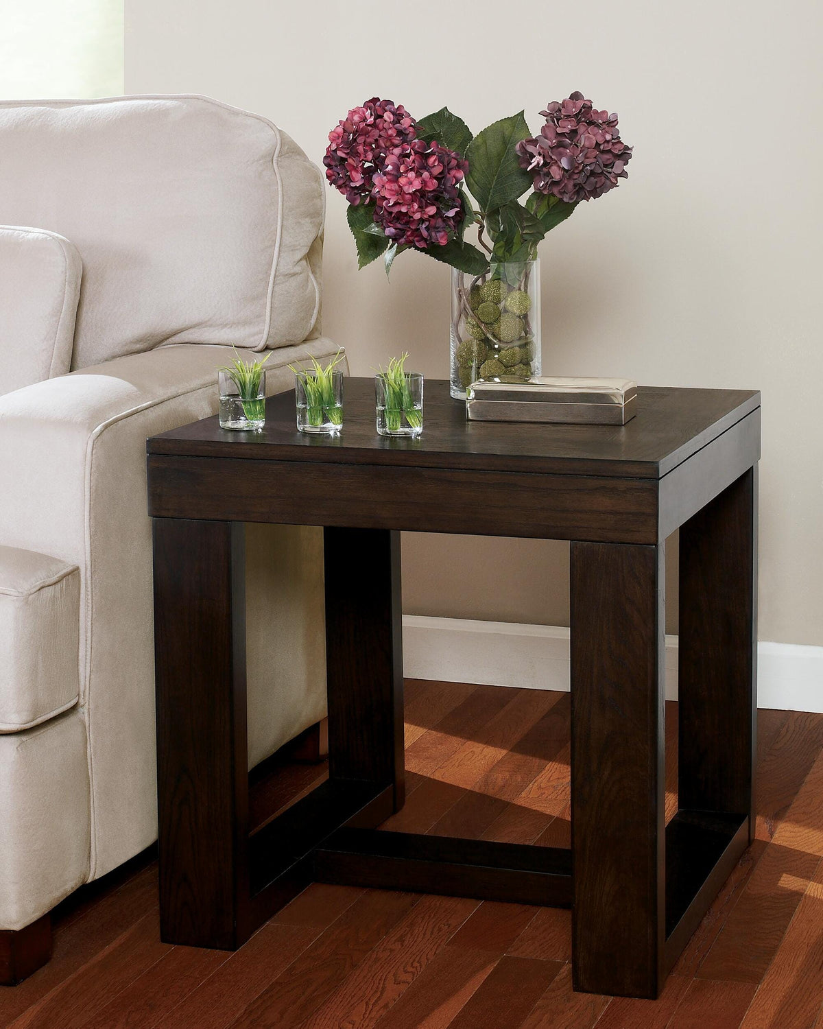Watson End Table in Dark Brown, alternate view 8
