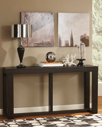 Watson Sofa/Console Table in Dark Brown