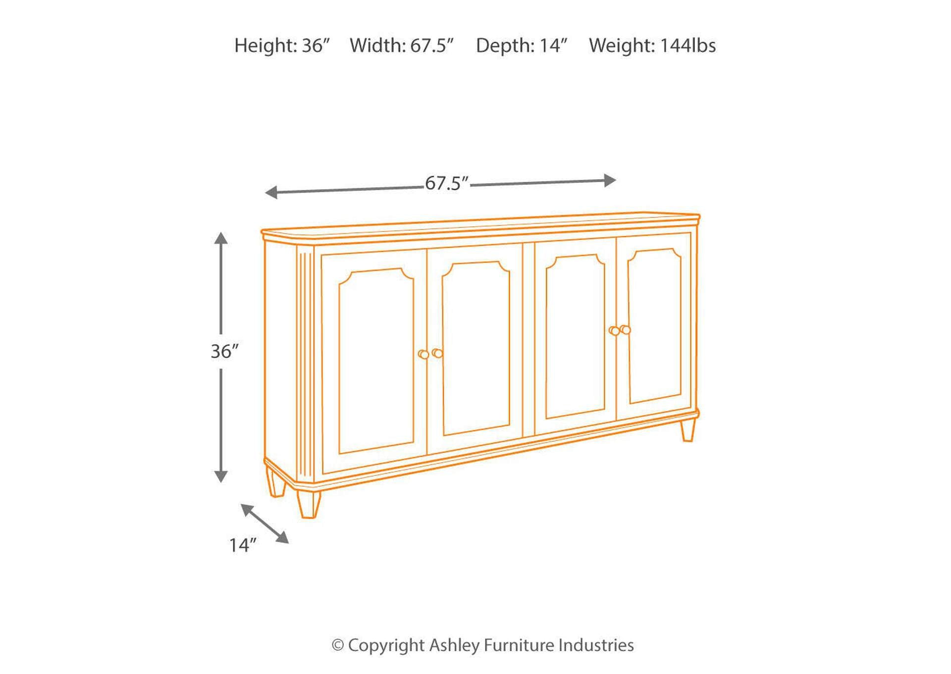 Mirimyn Accent Cabinet dimensions