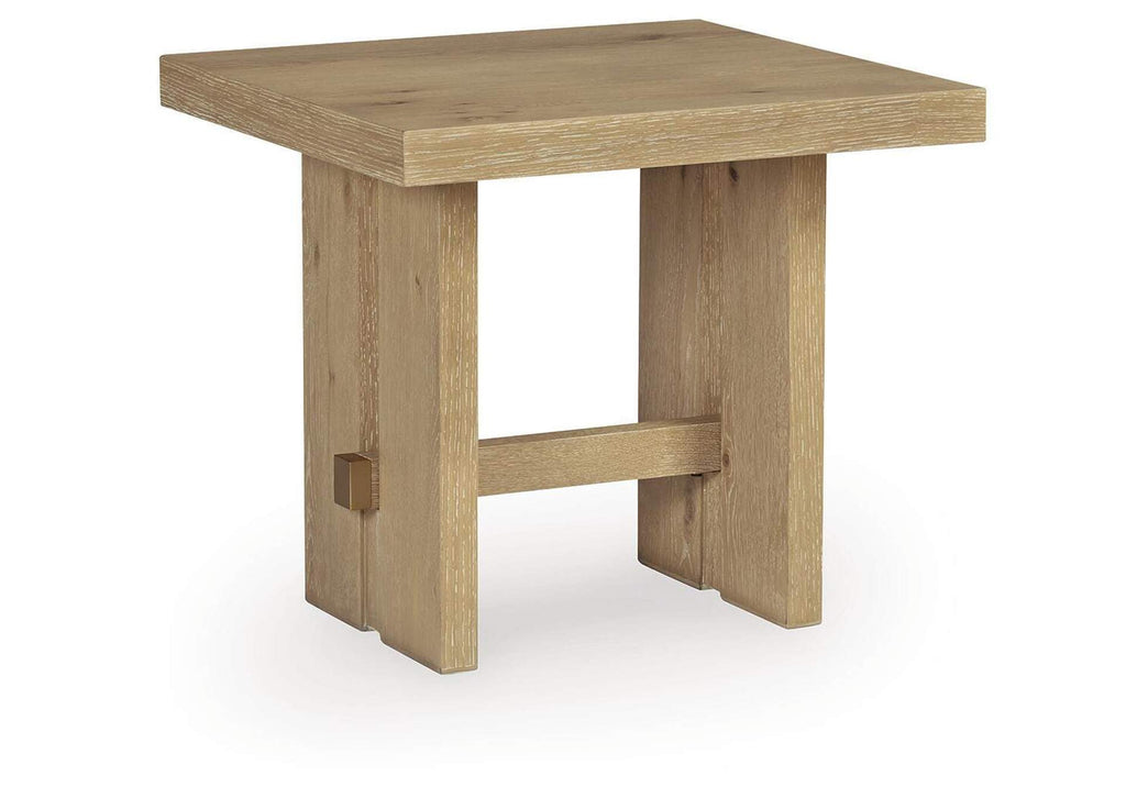 Crendlin End Table angled view