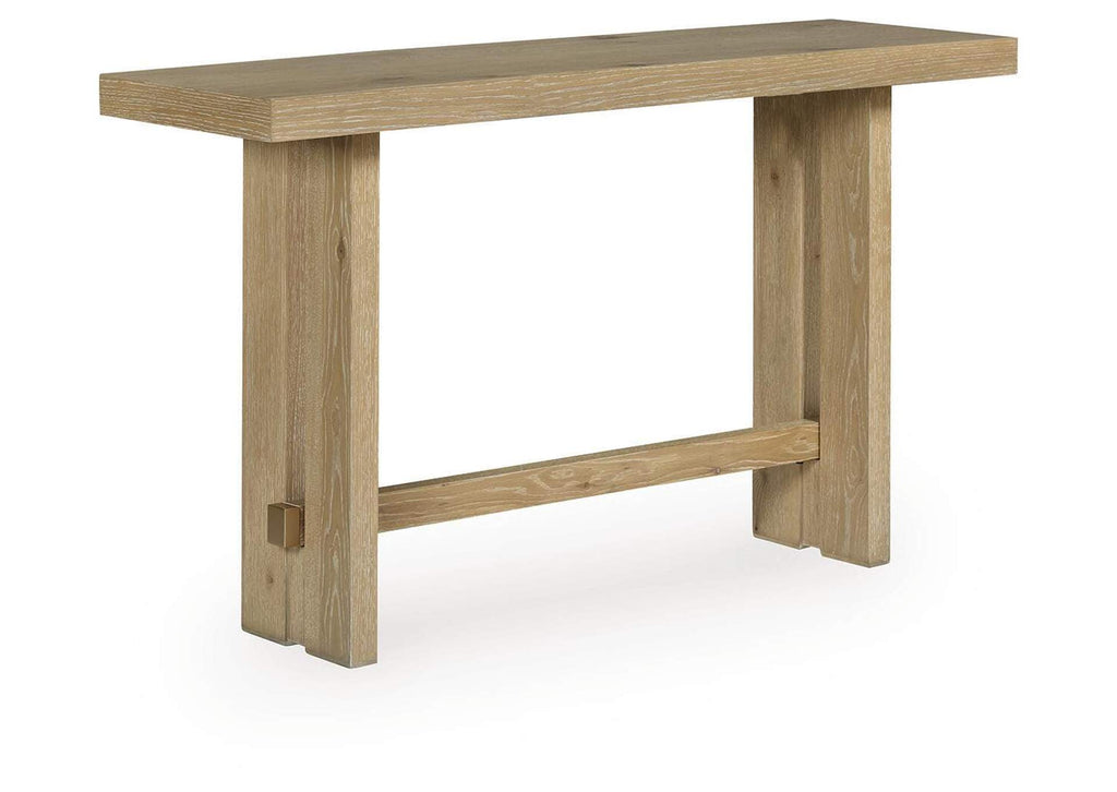 Crendlin Sofa Table angled view