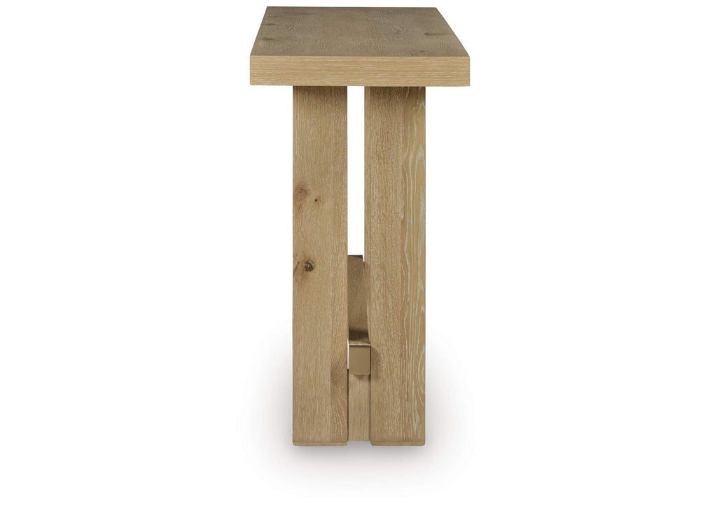 Crendlin Sofa Table side view