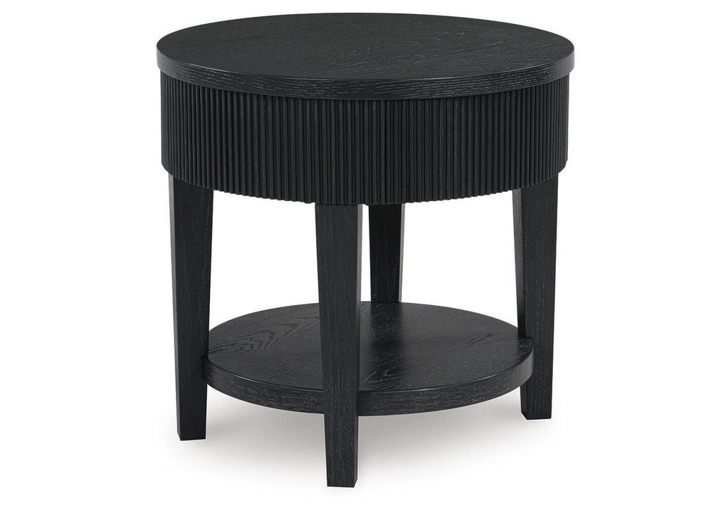 Marstream Coffee Table with 1 End Table angled view