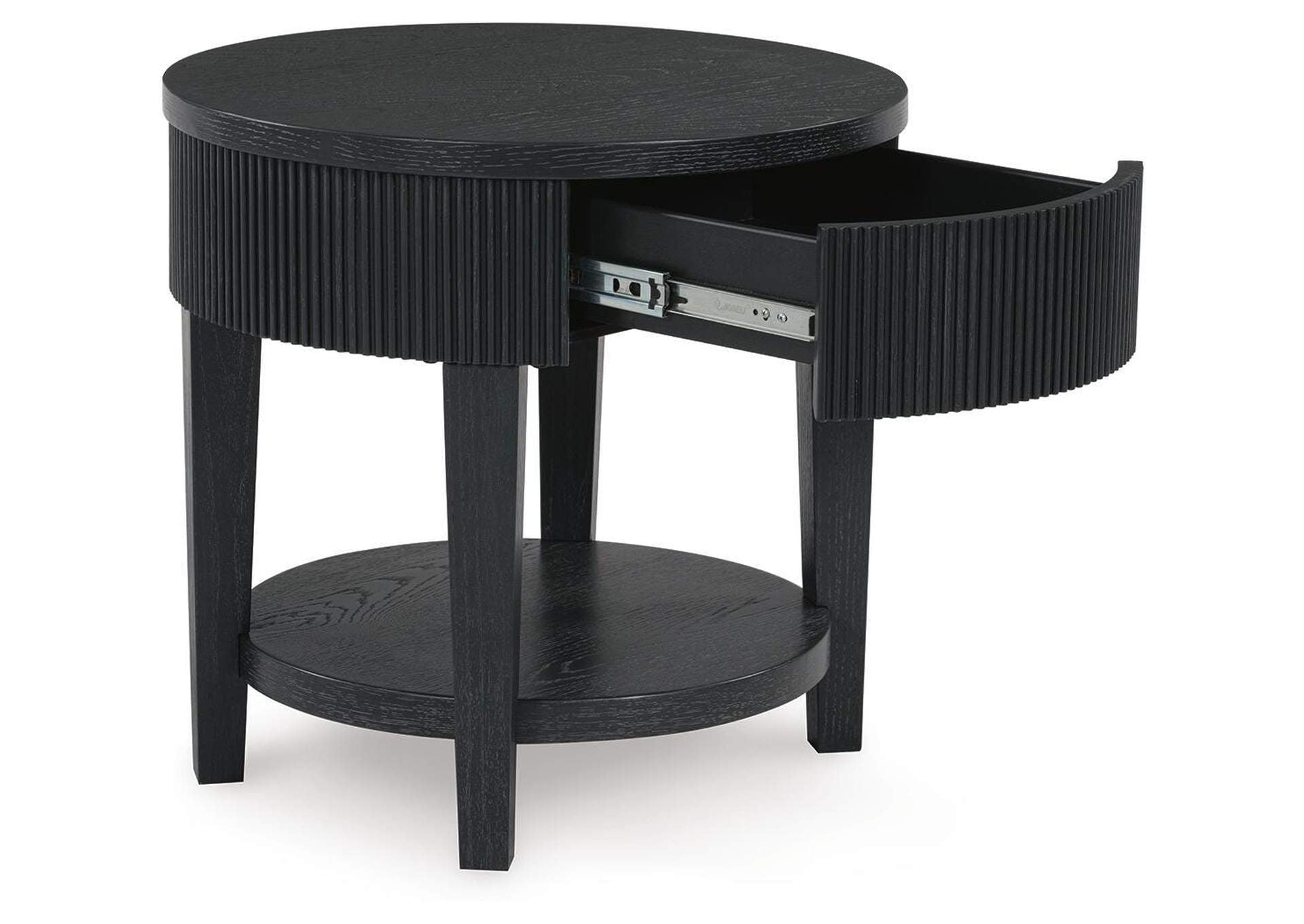 Marstream Coffee Table with 2 End Tables angled view