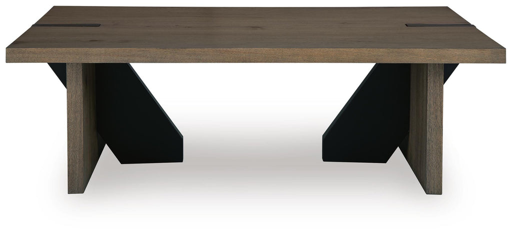 Kandinew Coffee Table in Light Brown, front view