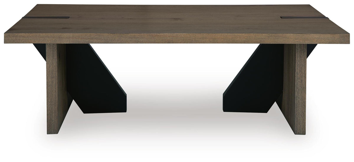Kandinew Coffee Table in Light Brown, front view