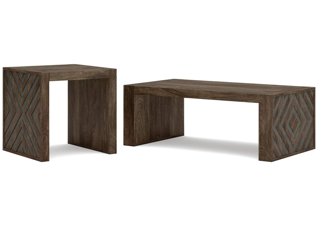 Dreggan Coffee Table with 1 End Table