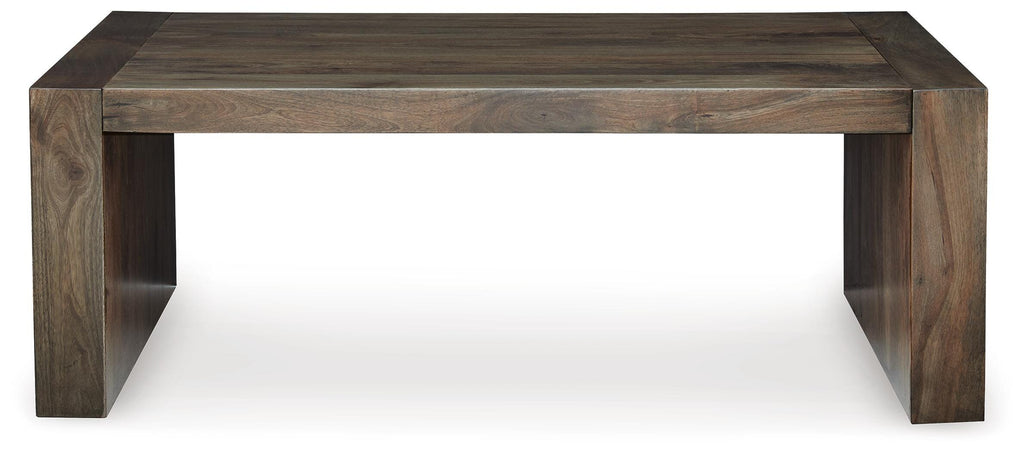 Dreggan Coffee Table in Brown, front view