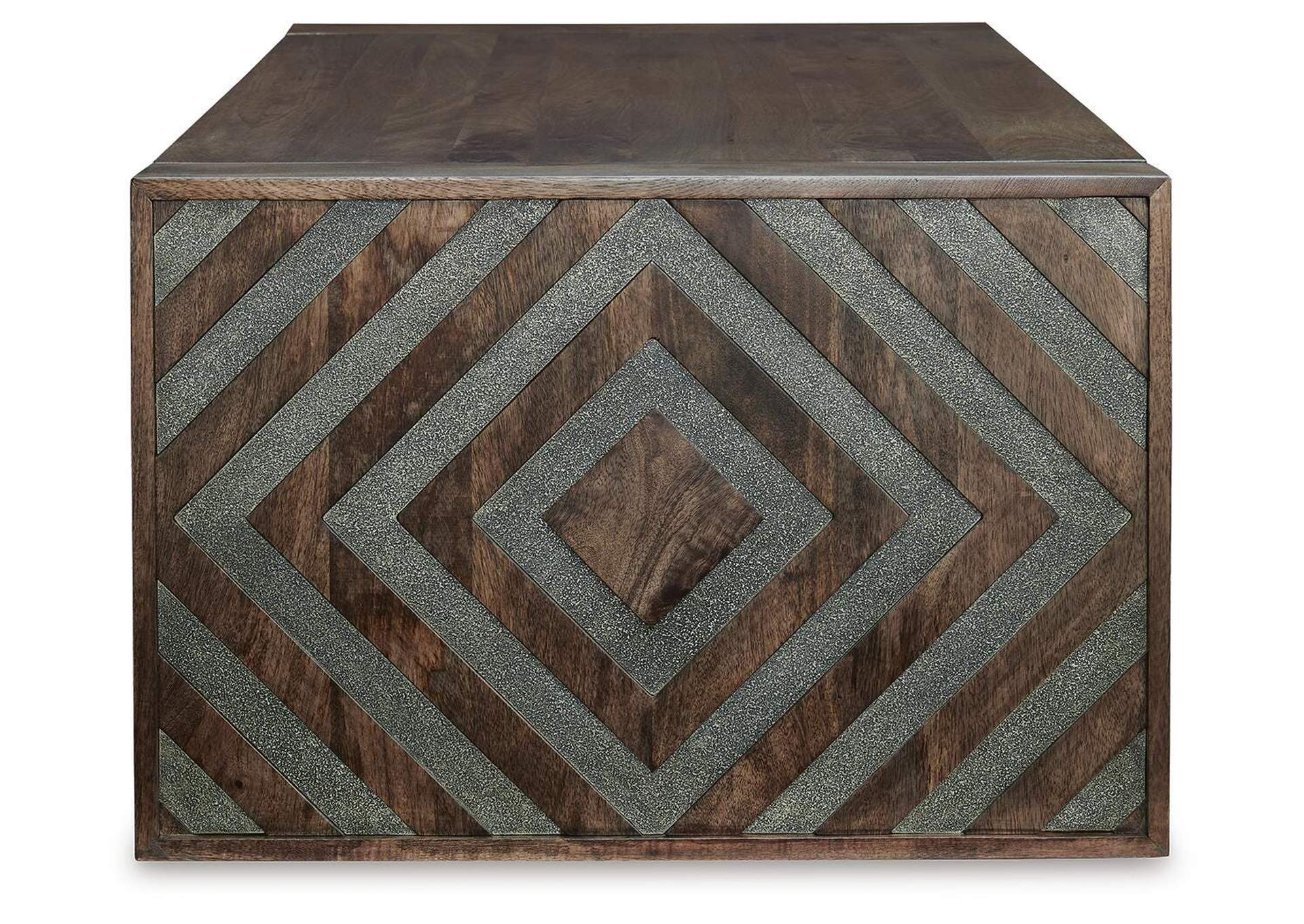 Dreggan Coffee Table with 2 End Tables side view