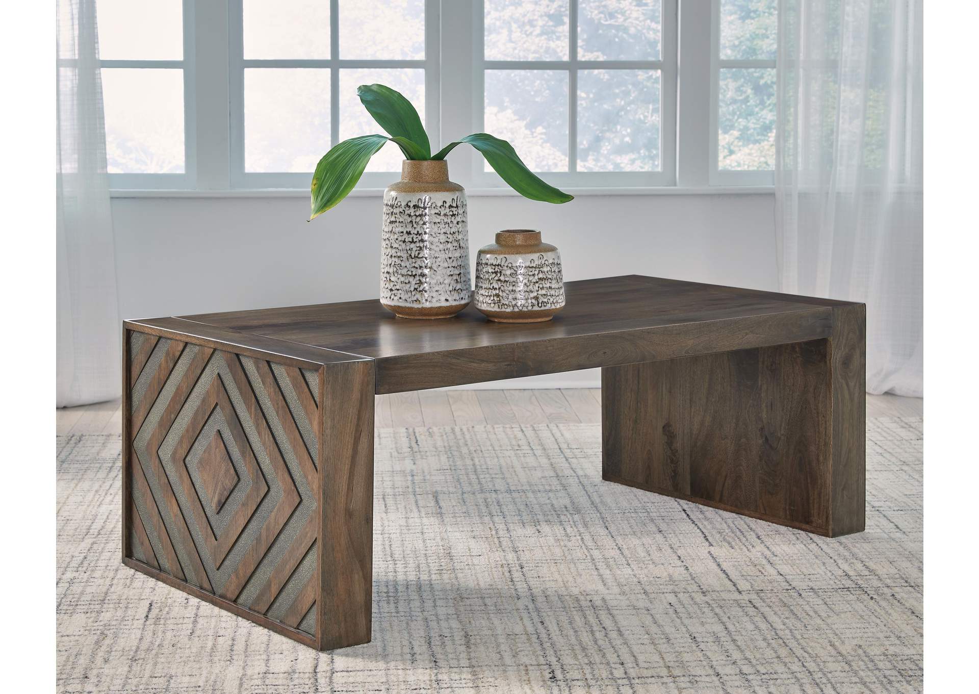 Dreggan Coffee Table with 2 End Tables