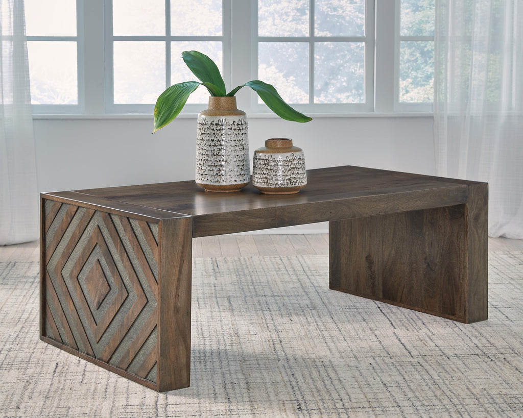 Dreggan Coffee Table in Brown, alternate view 3