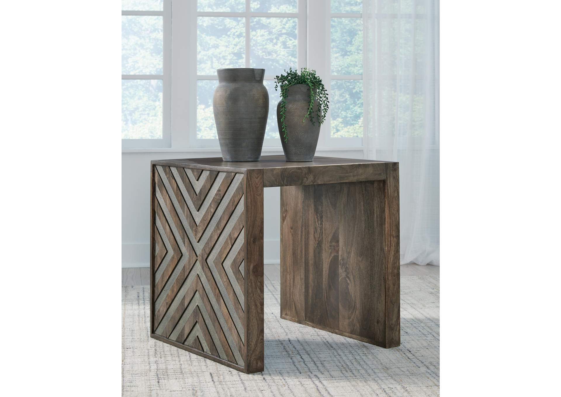 Dreggan Coffee Table with 1 End Table