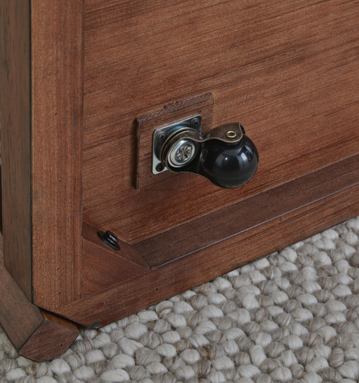 Trenmour Coffee Table in Medium Brown, detail view