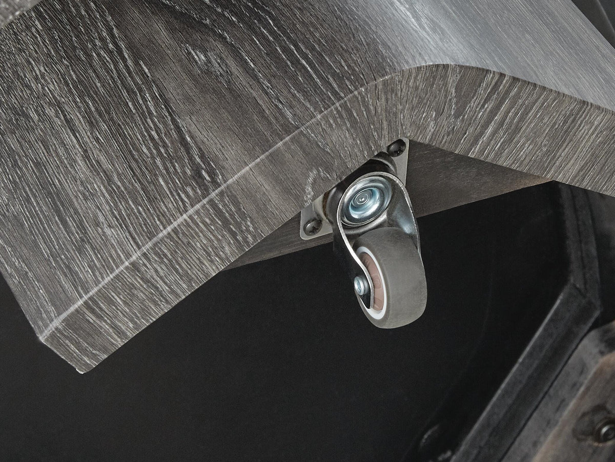 Surmour Stacked Coffee Table in Gray/Brown, detail view